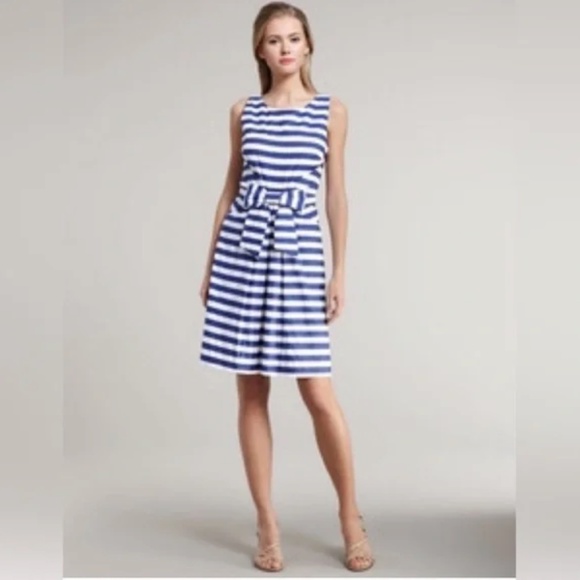 Kate Spade New York Jillian Fit and Flare Bow Dress -  Women's Size 10 - Picture 1 of 7